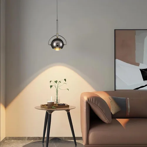 Miniatura 7 de Lámpara Colgante Moderna, Iluminación Colgante LED Regulable en Negro, Luces Colgantes Ajustables para Isla de Cocina, Comedor, Dormitorio, Bar