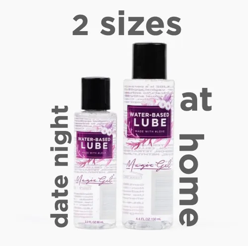 Miniatura 4 de Magic Gel Lubricante personal a base de agua Lubricante para hombres, mujeres y parejas Transparente sin manchas Sin sabor 4.4 onzas
