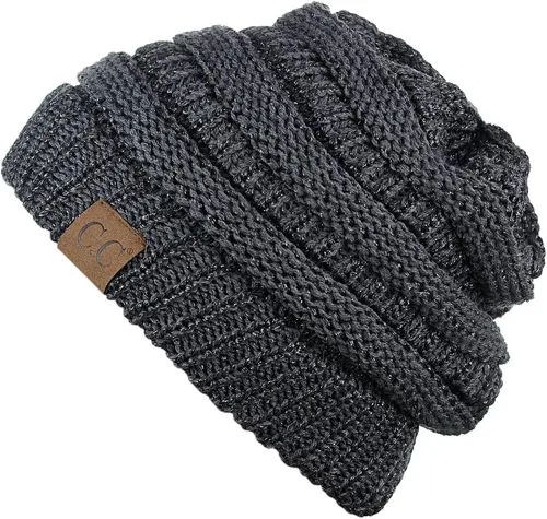 Miniatura 580 de C.C Trendy Warm Chunky Soft Stretch Cable Knit Beanie