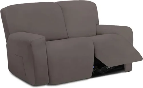 Miniatura 76 de Easy-Going - Funda elástica de microfibra para sofá reclinable seccional, suave vellón ajustable a tu sofá de 2 cuerpos, lavable, protege tus