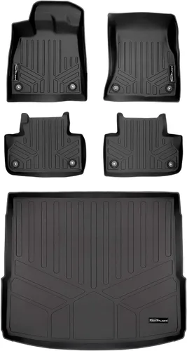 Miniatura 14 de MAXLINER Juego de alfombrillas de piso y forros de primera fila para Audi A4 / S4 Sedan / A4 Allroad 2017-2025