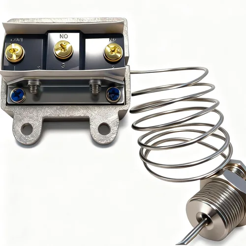 Miniatura 6 de Interruptor de límite alto 1177 para freidora de gas, rosca MPT de 3/8 pulgadas, termostato de corte de seguridad de límite alto de 450 °F
