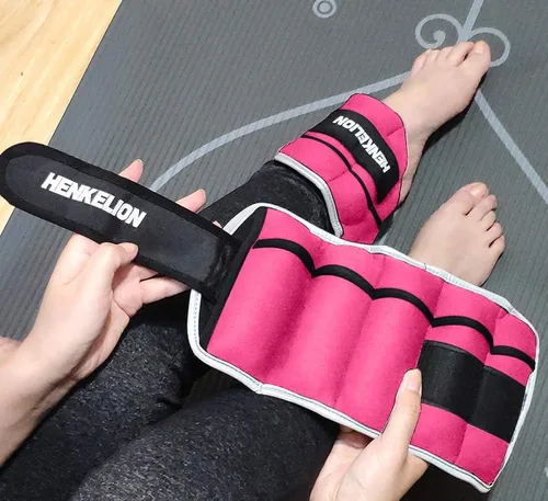 Miniatura 6 de Henkelion - Juego de 1 par de pesas ajustables, tobillo y muñeca, 2, 3, 5 y 10 libras, para gimnasio, entrenamiento, correr, levantamiento de pesas