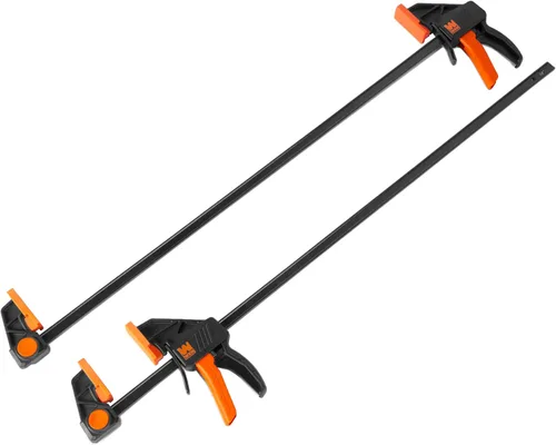 Miniatura 6 de WEN CLR062 Abrazaderas y separadores de barra de acero resistente de 6 pulgadas con garganta de 2.3 pulgadas, paquete de cuatro