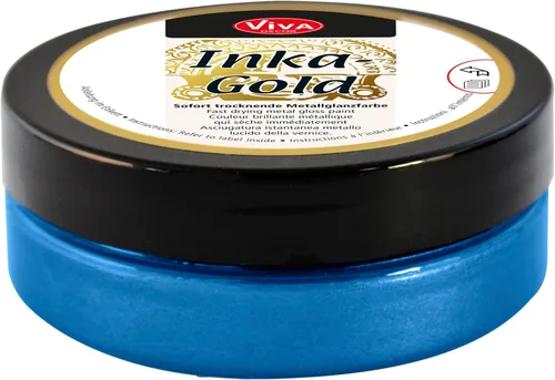 Miniatura 26 de Viva Decor Inka Gold Gilding Wax 2.3 oz (Oro) - Pasta de Pulido Metálica a Base de Cera de Fácil Aplicación. Brillo Metálico de Secado Rápido, Dorado