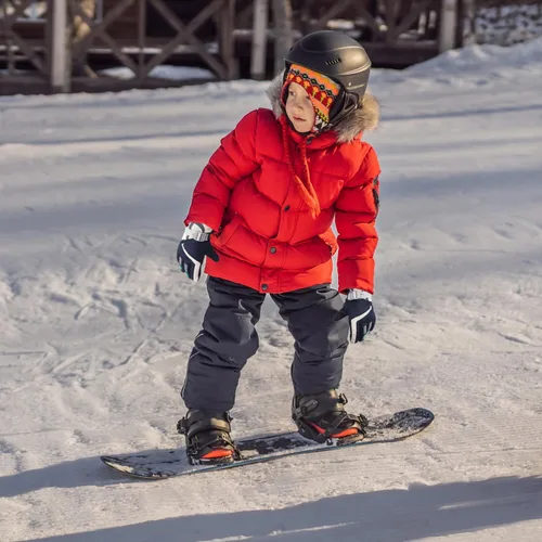 Miniatura 6 de Guantes de invierno para niños, impermeables, guantes de nieve para niños y niñas, guantes cálidos para deportes al aire libre, snowboard, bicicleta