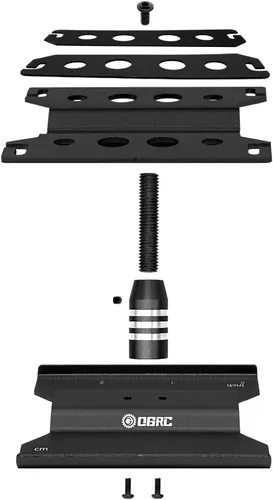 Miniatura 3 de Soporte de trabajo RC Estación de trabajo para reparación de automóvil a control remoto para SCX24 TRX4M FCX24 escala 1/16 1/18 1/24 RC Truck Negro