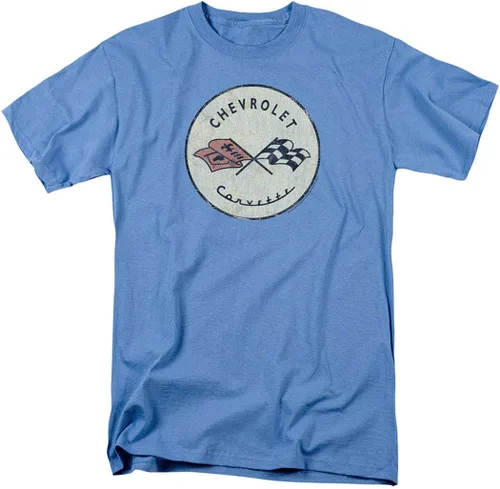Chevy Corvette Convertible Vintage Logo GM Car Camiseta y calcomanías