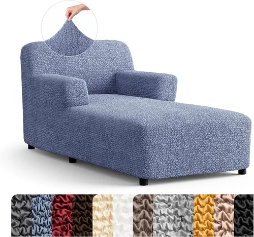 Miniatura 28 de PAULATO BY GA.I.CO. Funda para Silla de Tumbona Sin Brazos - Funda Deslizante para Silla de Tumbona - Funda para Sofá de Salón - Fundas Deslizantes