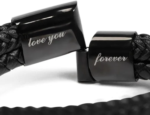 Miniatura 6 de FG Family Gift Mall Pulsera "Para Mi Hombre Te Amo", Regalos para Él, Esposo, Novio, Regalos Sentimentales de Esposa, Novia, Pulsera Para Mi Hombre