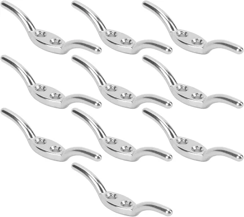 Miniatura 2 de VGEBY Taco de cuerda, de acero inoxidable, duradero, de 2 pulgadas, con tornillo de montaje, para navegantes, marineros, propietarios de viviendas