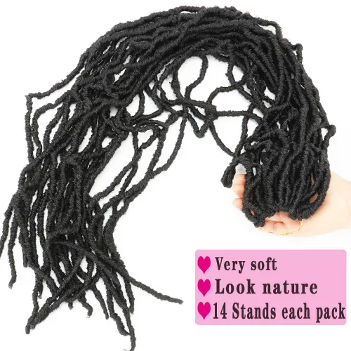 Miniatura 4 de 6 paquetes de pelo sintético suave de 36 pulgadas, pelo súper largo de la diosa, rastas tejidas a ganchillo natural, previamente rizado, trenzado