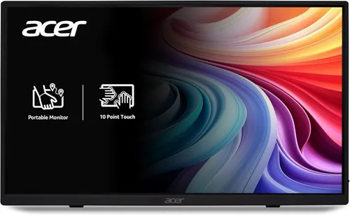 Acer Monitor portátil | FHD IPS Touch de 15.6 pulgadas | Soporte de sincronización adaptable (compatible con FreeSync), diseño delgado, monitor