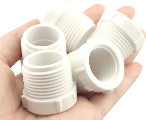 Miniatura 5 de 10 unids 3/4 "rosca macho a 1/2" hembra buje reductor de rosca para accesorios de tubería de PVC