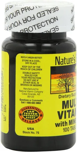 Miniatura 6 de Nature's Blend NAT B MULTIVITAMIN & MIN TB, surtido, 100