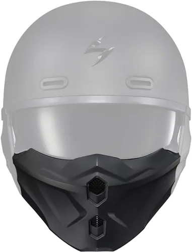 Miniatura 6 de ScorpionEXO Cubierta de barbilla opcional de repuesto para cascos Covert X (Gris Cemento)