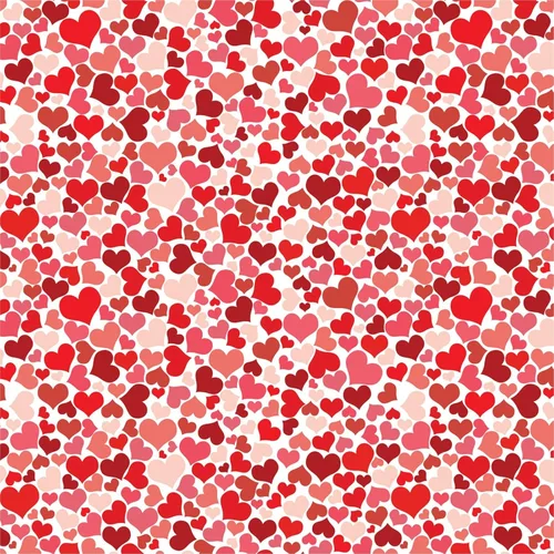 Miniatura 26 de HTV4U Vinilo de transferencia de calor para el día de San Valentín (puntos negros y rojos, 12 pulgadas x 1 yarda), bonito patrón de lunares 3D