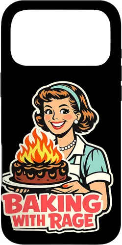 Miniatura 22 de Baking with Rage Retro 1950s Housewife Pop Art Humor Case for iPhone 17