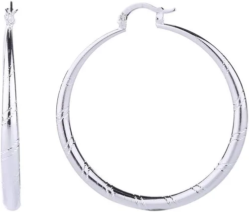 Miniatura 5 de Saengthong - aretes de aro de plata fina 925, para mujer, joyería de boda, NA, Saengthong