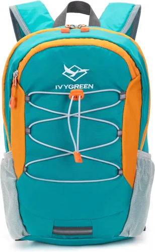 Miniatura 10 de IVYGREEN Mochila de senderismo para niños pequeños para niños o niñas, mochila pequeña para acampar o viajar, Azul, Pequeño, Mochilas Daypack