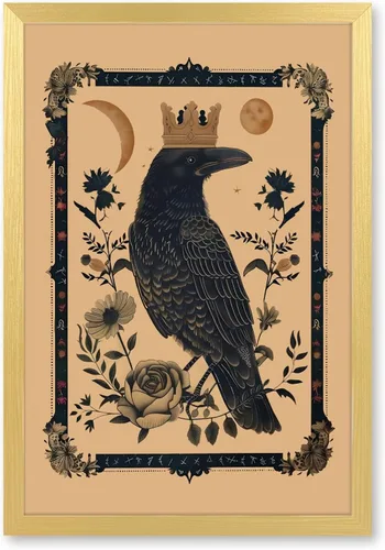 Miniatura 12 de Póster vintage de rana botánica retro, arte de pared de animales para amantes de las plantas, impresión humorística victoriana de rana caballero