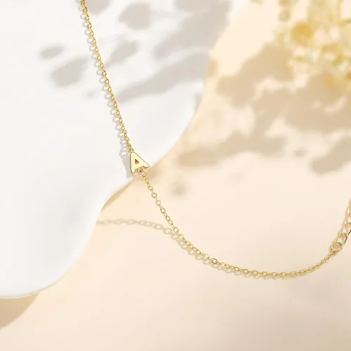 Miniatura 5 de Turandoss - Pulseras de oro con iniciales para mujeres y niñas - Joyería ideal para regalo - Pulsera chapada en plata u oro de 18 k con letras