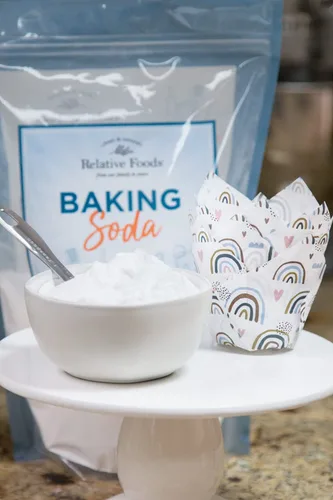 Miniatura 3 de Relative Foods Bicarbonato de sodio para cocinar, limpiar y más - Mezcla de bicarbonato de sodio sin gluten sin conservantes - Bicarbonato de sodio