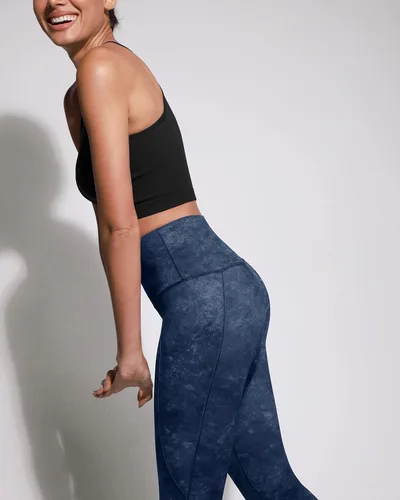 Miniatura 3 de ODODOS - Leggings capri de cintura alta, con bolsillos, control de abdomen, para mujer, no se transparentan, para yoga, entrenamiento, deportes