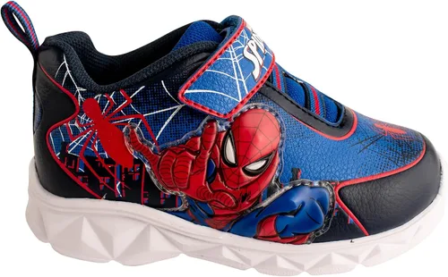 Miniatura 2 de Marvel Spider-Man - Tenis con luz para niños pequeños, color azul rey