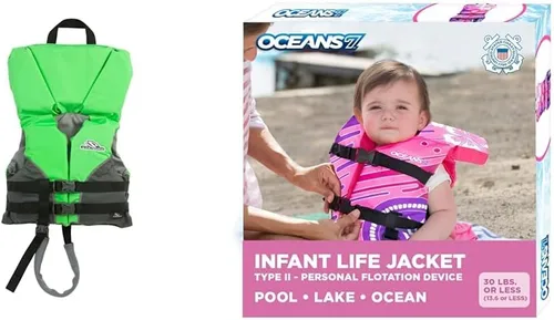 Stearns Chaleco salvavidas para niños, aprobado por la USCG tipo II para piscina, playa, lago y navegación; cómodo chaleco salvavidas con flotación