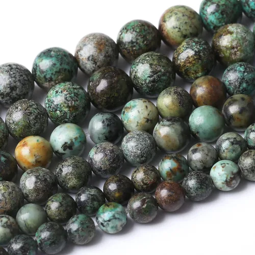 Miniatura 16 de 36 PIEZAS Cuentas de Malaquita Roja de 10 MM, Cuentas Redondas Sueltas de Gema Natural para Hacer Joyería 38 cm