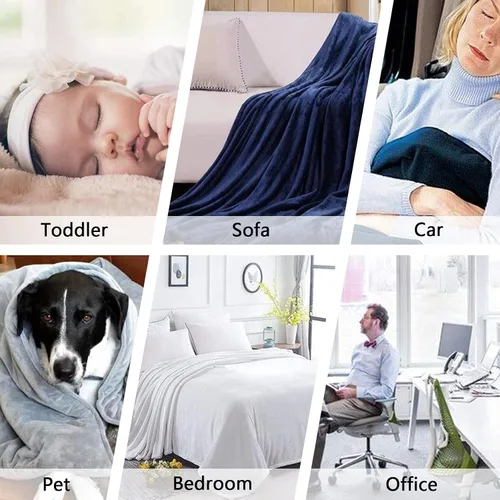 Miniatura 6 de Manta Mullida de Tiro de Vellón 350 GSM Manta de Microfibra Ultra-Suave para Adultos Niños Regalo Sofá, Sillón, Cama Gato Lindo 60"x50" Lindo gato