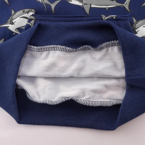 Miniatura 3 de Akyzic Sudadera con capucha para bebés y niños, diseño de dinosaurios, con bolsillo, sudadera cálida para niños