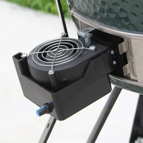 Miniatura 7 de DC12V Soplador de Aire para Iniciar Fuego de Barbacoa Soplador de Cocina Soplador de Parrilla para Big Green Egg y Kamado Joe Classic, Reduce