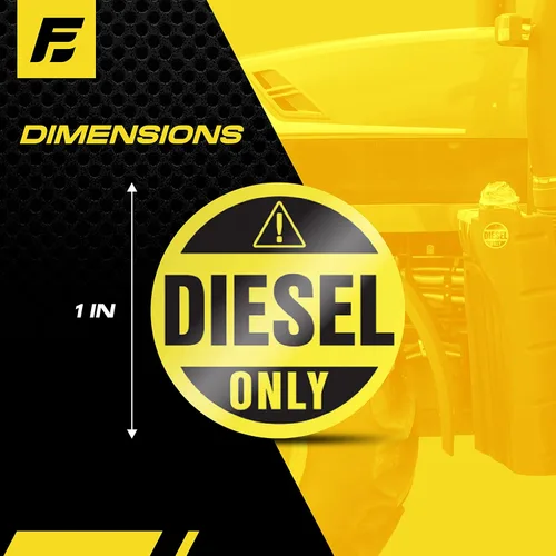 Miniatura 3 de Fuel Stickers - Adhesivo diésel, a prueba de clima, ultra duradero, multiuso, etiqueta de combustible de 1 pulgada por Fuel Stickers - Hecho