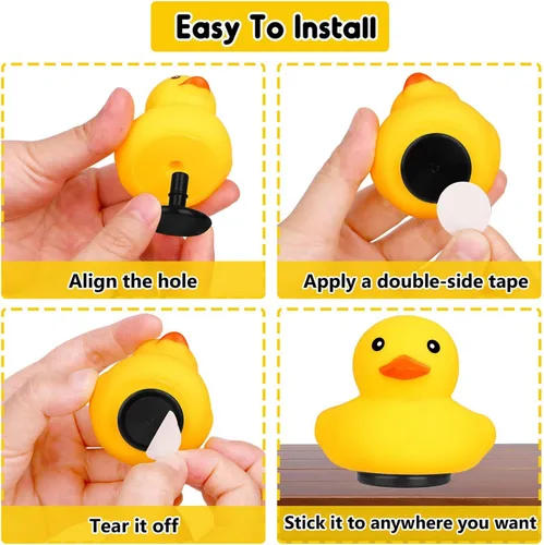 Miniatura 7 de 10 tapones de pato, soporte de pato de goma, soporte de pato de goma para Jeep Dash y pantalla fija, regalo para los amantes de Jeep, incluye