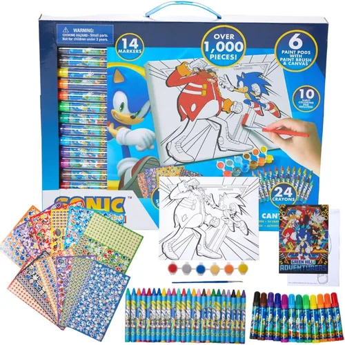 Miniatura 12 de Innovative Designs Cocomelon - Set de pintura y actividades creativas con lienzo para colorear para niños, más de 1000 piezas