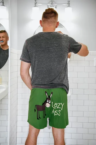Miniatura 64 de Lazy One Divertidos boxers de animales, ropa interior humorística, novedosos pantalones cortos, regalos de broma para hombres
