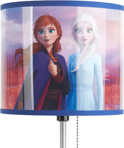 Miniatura 7 de Lámpara de mesa para niños Frozen 2 con cadena de tracción, metal, pantalla decorativa impresa temática