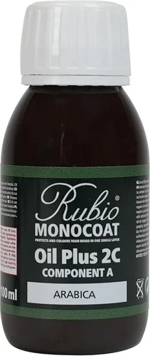 Miniatura 48 de Rubio Monocoat Muestra de Acabado de Aceite para Madera - Puro Aceite Plus Parte A Aceite de Linaza de Secado Rápido y Ecológico para Uso Pure