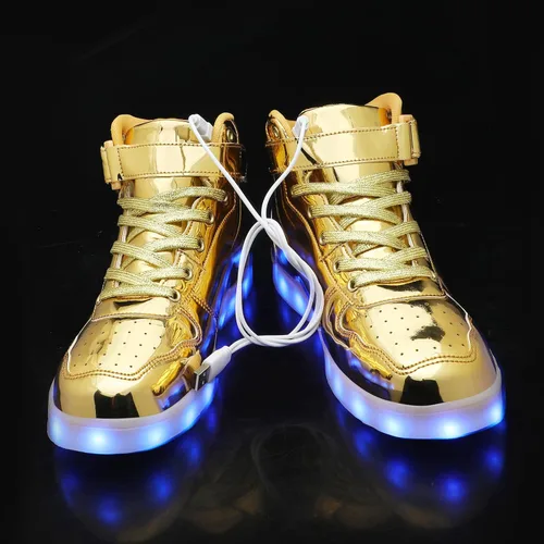 Miniatura 3 de Wooowyet Zapatos con luz LED para niños y niñas, para Halloween, Navidad