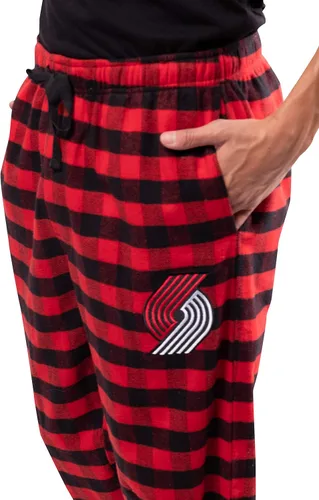Miniatura 3 de Ultra Game - Ropa para dormir oficial de la NBA para hombre, pijama súper suave de franela, pants de descanso