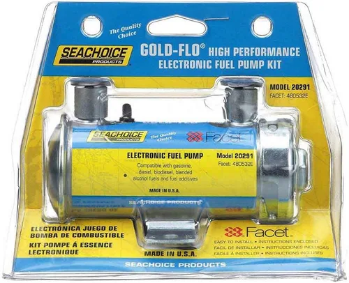 Miniatura 2 de Seachoice Gold-Flo Kit de bomba de combustible electrónica de alto rendimiento, elevación de 24 pulgadas, 8.0-6.5 PSI, 45 GPH