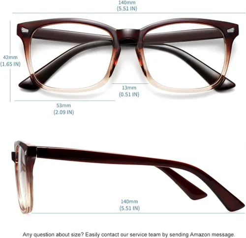 Miniatura 4 de MEETSUN - Paquete de 3 lentes bloqueadores de luz azul, anteojos antifatiga ocular, para dolores de cabeza (mejor sueño), lentes para computadora