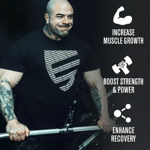 Miniatura 3 de Jacked Factory Suplemento en polvo de creatina HMB con monohidrato de creatina y HMB para hombres y mujeres para el crecimiento muscular, mayor