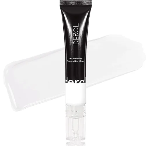 LOKFAR Pigmento de mezcla de base blanca para ajustar el tono y el corrector de color, se mezcla fácilmente, corrector de color blanco para ajustar