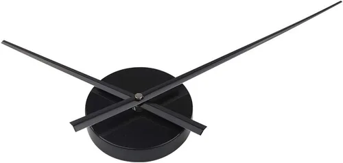 Miniatura 3 de Timelike - Agujas de reloj 3D grandes para bricolaje, reloj de pared con mecanismo de cuarzo, accesorios de arte decorativo (negro)