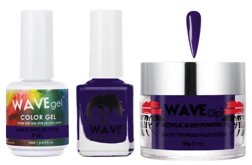 Miniatura 118 de WAVEGEL - Juego de gel de remojo, laca de uñas y polvo acrílico a juego - Colección Simplicity - #P109 Blizzard