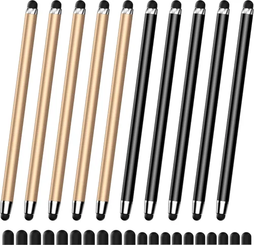 Miniatura 7 de DAXINGXING 40 piezas de puntas de goma de repuesto para lápiz capacitivo, alta sensibilidad y precisión, puntas de goma negras universales