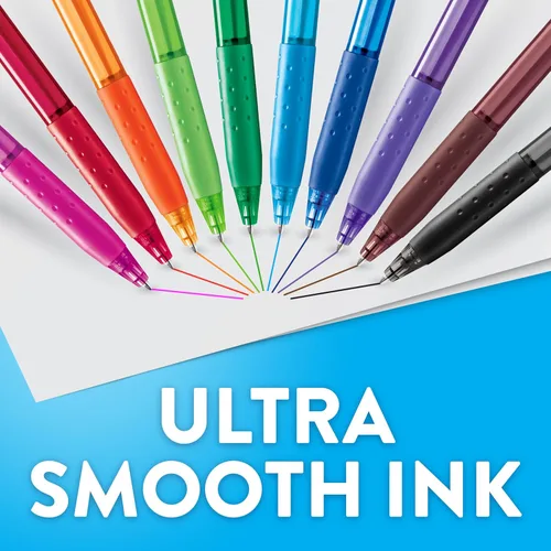 Miniatura 2 de Paper Mate InkJoy 300RT - Bolígrafos retráctiles, punta media, color negro, 12
